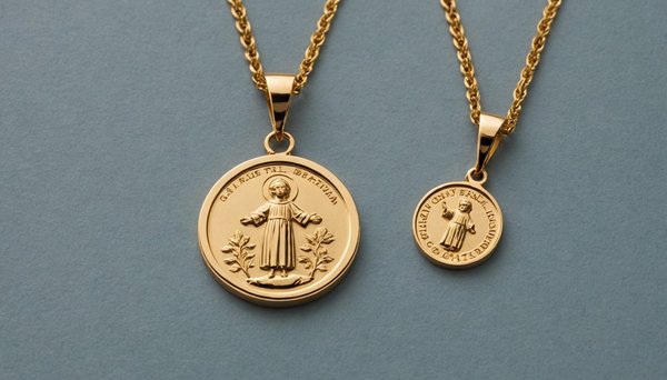 Choisir la parfaite médaille de baptême en or jaune pour votre enfant