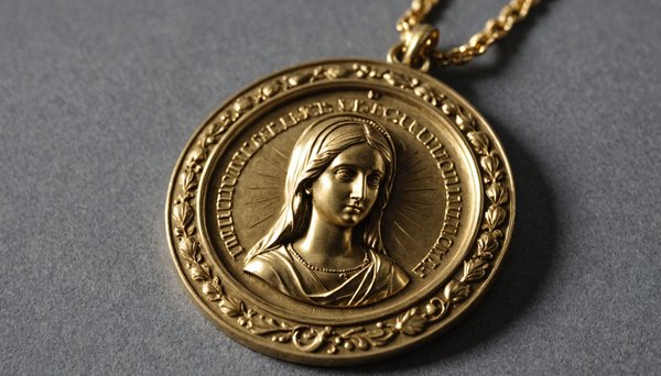 Pendentifs de médaille miraculeuse : élégance et histoire française